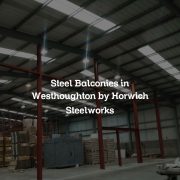 Steel Balconies in Westhoughton by Horwich Steelworks