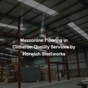 Mezzanine Flooring in Clitheroe: Quality Services by Horwich Steelworks