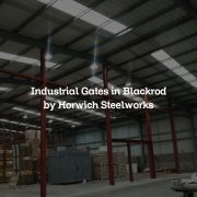 Industrial Gates in Blackrod by Horwich Steelworks